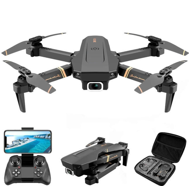 4DRC V Series WIFI FPV Drone With Dual 4K Camera - Foldable RC Drone Quadcopter - - Happy Grab