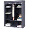 67" Portable Closet Organizer Wardrobe Storage Organizer with 10 Shelves Quick - Happy Grab