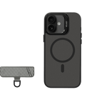 iPhone 17 / MagSafe Matte Protective Case with Holder + Tether Tab Set